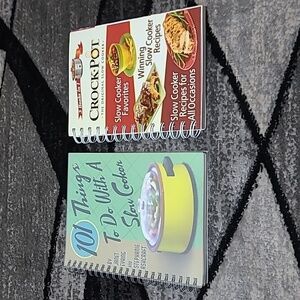 CROCKPOT SLOW COOKER RECIPES TWO COOKBOOKS BUNDLE